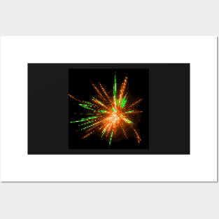 Pixel Firework No.59 Posters and Art